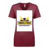 Next Level Apparel 1540 - Ladies' Ideal V-Neck Thumbnail
