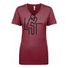 Next Level Apparel 1540 - Ladies' Ideal V-Neck Thumbnail