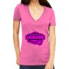 Tultex 214 - Ladies' Slim Fit Fine Jersey V-Neck Thumbnail