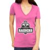Tultex 214 - Ladies' Slim Fit Fine Jersey V-Neck Thumbnail