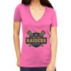 Tultex 214 - Ladies' Slim Fit Fine Jersey V-Neck Thumbnail