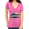 Tultex 214 - Ladies' Slim Fit Fine Jersey V-Neck Thumbnail