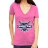 Tultex 214 - Ladies' Slim Fit Fine Jersey V-Neck Thumbnail