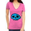 Tultex 214 - Ladies' Slim Fit Fine Jersey V-Neck Thumbnail