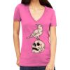 Tultex 214 - Ladies' Slim Fit Fine Jersey V-Neck Thumbnail