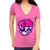 Tultex 214 - Ladies' Slim Fit Fine Jersey V-Neck Thumbnail