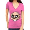 Tultex 214 - Ladies' Slim Fit Fine Jersey V-Neck Thumbnail