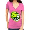 Tultex 214 - Ladies' Slim Fit Fine Jersey V-Neck Thumbnail