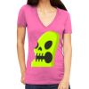 Tultex 214 - Ladies' Slim Fit Fine Jersey V-Neck Thumbnail