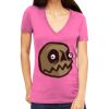 Tultex 214 - Ladies' Slim Fit Fine Jersey V-Neck Thumbnail