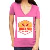 Tultex 214 - Ladies' Slim Fit Fine Jersey V-Neck Thumbnail