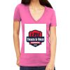 Tultex 214 - Ladies' Slim Fit Fine Jersey V-Neck Thumbnail