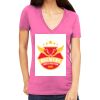 Tultex 214 - Ladies' Slim Fit Fine Jersey V-Neck Thumbnail