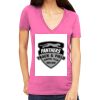 Tultex 214 - Ladies' Slim Fit Fine Jersey V-Neck Thumbnail
