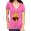 Tultex 214 - Ladies' Slim Fit Fine Jersey V-Neck Thumbnail