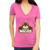 Tultex 214 - Ladies' Slim Fit Fine Jersey V-Neck Thumbnail
