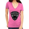 Tultex 214 - Ladies' Slim Fit Fine Jersey V-Neck Thumbnail