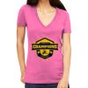 Tultex 214 - Ladies' Slim Fit Fine Jersey V-Neck Thumbnail