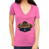 Tultex 214 - Ladies' Slim Fit Fine Jersey V-Neck Thumbnail