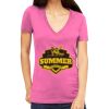 Tultex 214 - Ladies' Slim Fit Fine Jersey V-Neck Thumbnail