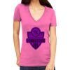 Tultex 214 - Ladies' Slim Fit Fine Jersey V-Neck Thumbnail
