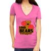 Tultex 214 - Ladies' Slim Fit Fine Jersey V-Neck Thumbnail