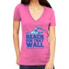 Tultex 214 - Ladies' Slim Fit Fine Jersey V-Neck Thumbnail