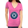 Tultex 214 - Ladies' Slim Fit Fine Jersey V-Neck Thumbnail