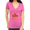 Tultex 214 - Ladies' Slim Fit Fine Jersey V-Neck Thumbnail