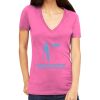 Tultex 214 - Ladies' Slim Fit Fine Jersey V-Neck Thumbnail