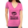 Tultex 214 - Ladies' Slim Fit Fine Jersey V-Neck Thumbnail