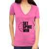 Tultex 214 - Ladies' Slim Fit Fine Jersey V-Neck Thumbnail