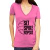 Tultex 214 - Ladies' Slim Fit Fine Jersey V-Neck Thumbnail