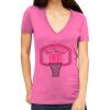 Tultex 214 - Ladies' Slim Fit Fine Jersey V-Neck Thumbnail