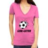 Tultex 214 - Ladies' Slim Fit Fine Jersey V-Neck Thumbnail