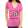 Tultex 214 - Ladies' Slim Fit Fine Jersey V-Neck Thumbnail