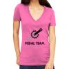 Tultex 214 - Ladies' Slim Fit Fine Jersey V-Neck Thumbnail