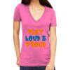 Tultex 214 - Ladies' Slim Fit Fine Jersey V-Neck Thumbnail