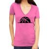 Tultex 214 - Ladies' Slim Fit Fine Jersey V-Neck Thumbnail