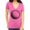 Tultex 214 - Ladies' Slim Fit Fine Jersey V-Neck Thumbnail