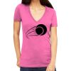 Tultex 214 - Ladies' Slim Fit Fine Jersey V-Neck Thumbnail