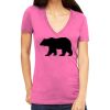 Tultex 214 - Ladies' Slim Fit Fine Jersey V-Neck Thumbnail