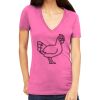 Tultex 214 - Ladies' Slim Fit Fine Jersey V-Neck Thumbnail