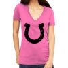 Tultex 214 - Ladies' Slim Fit Fine Jersey V-Neck Thumbnail