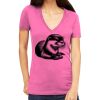 Tultex 214 - Ladies' Slim Fit Fine Jersey V-Neck Thumbnail