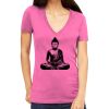 Tultex 214 - Ladies' Slim Fit Fine Jersey V-Neck Thumbnail