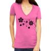 Tultex 214 - Ladies' Slim Fit Fine Jersey V-Neck Thumbnail