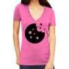 Tultex 214 - Ladies' Slim Fit Fine Jersey V-Neck Thumbnail