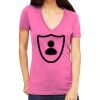 Tultex 214 - Ladies' Slim Fit Fine Jersey V-Neck Thumbnail