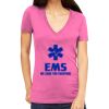 Tultex 214 - Ladies' Slim Fit Fine Jersey V-Neck Thumbnail